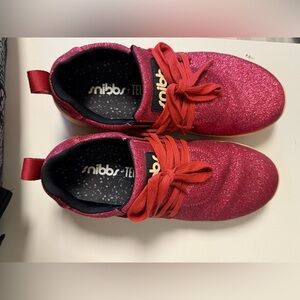 Snibs Women's Glitter Sneakers - Pink